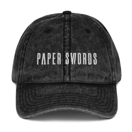 Vintage Cotton Twill Cap – Paper Swords